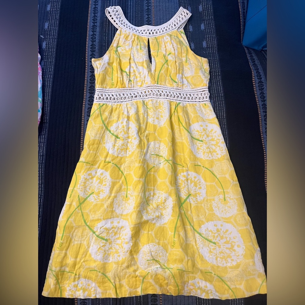 Lilly Pulitzer linen dress size 8